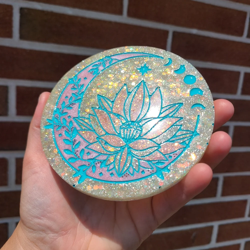 Flower/Moon Coaster/Decor - Picture 3 of 4